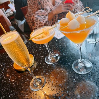 Poor Calvin's - Prosecco Nirvana Nectar Lychee Martini - Asian Fusion Near Me - Atlanta, Georgia