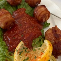 The Royal Coachman - Bacon wrapped scallops