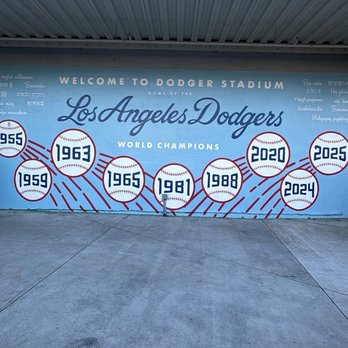 Dodger Stadium - The championship hall of fame!!! Go Dodgers - Stadiums & Arenas Near Me - Los Angeles, California