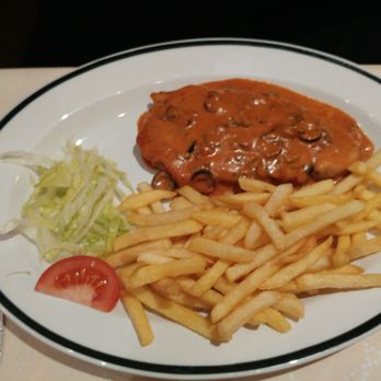 San Marco - 19,95 GBP Steak with Italian Pizzaliolo sauce. - Italian Near Me - Saint Helier, JSY