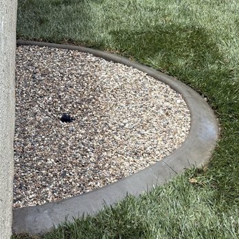Ready For You Landscaping Services - After picture of new mow curb with gravel and sod. - Landscaping Near Me - Banning, California Ready For You Landscaping Services - After picture of new mow curb with gravel and sod. - Landscaping Near Me - Banning, California