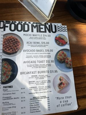 Menu photo 4 Surfers Coffee Wahiawa, HI