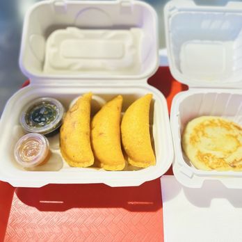 +57 Colombian Cuisine - Chicken, beef, sausage empanadas and Arepa Quesuda - Colombian Near Me - Stanton, California +57 Colombian Cuisine - Chicken, beef, sausage empanadas and Arepa Quesuda - Colombian Near Me - Stanton, California