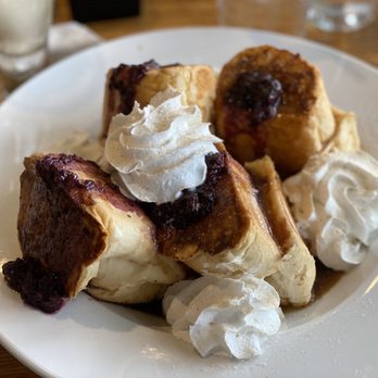 Brick & Spoon Mobile - Stuffed French toast with fruit compote - Southern Near Me - Mobile, Alabama