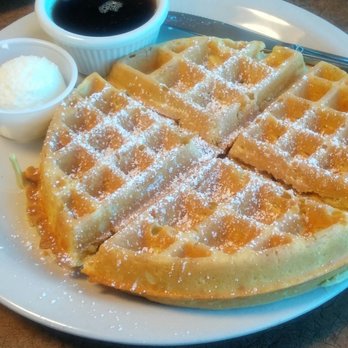 Bill's Cafe - Belgiun waffle with butter and syrup. - Breakfast & Brunch Near Me - San Jose, California Bill's Cafe - Belgiun waffle with butter and syrup. - Breakfast & Brunch Near Me - San Jose, California