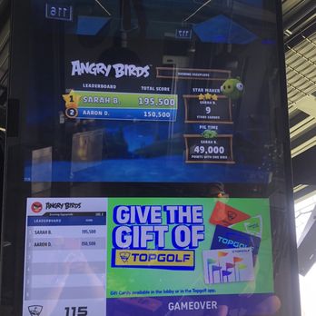 Topgolf - Angry Birds game - Golf Near Me - Louisville, Kentucky