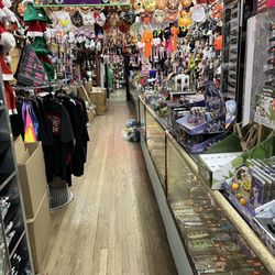 Foy's Halloween and Variety Store - A typical aisle in Foy's - packed with just stuff
