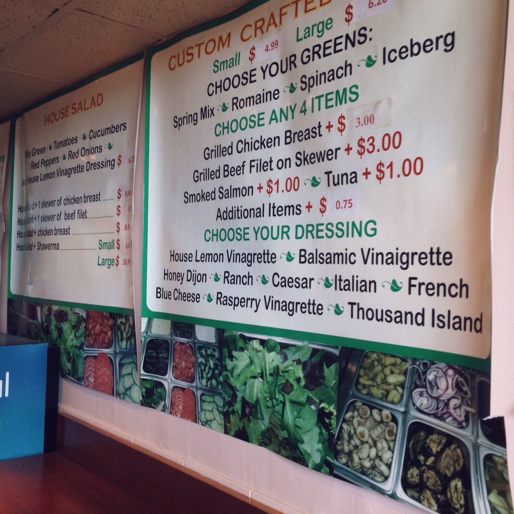 Salad House - Salad menu. - Salad Near Me - Toronto, Ontario Salad House - Salad menu. - Salad Near Me - Toronto, Ontario