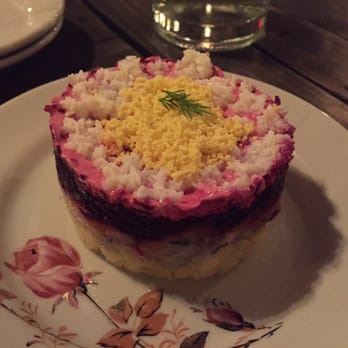 Kachka - Food poisoning herring under a fur coat. - Russian Near Me - Portland, Oregon