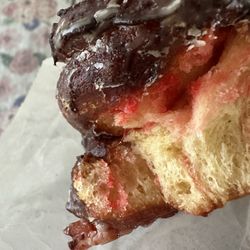 Sandy's Donut House - Hair in donut