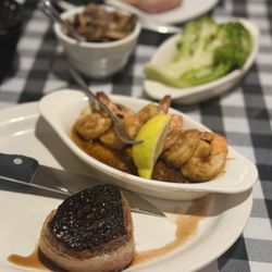 Mini surf & turf (with spicy shrimp)