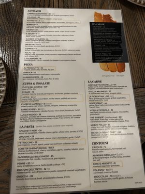 Menu photo 2 Lucca Osteria & Bar Oak Brook, IL