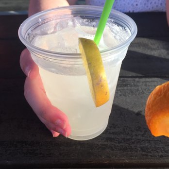 Timoti's Seafood Shak - Vodka Lemon. They got this on tap! - Seafood Near Me - Ponte Vedra, Florida