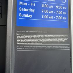 Costco Gasoline - Hours of operation