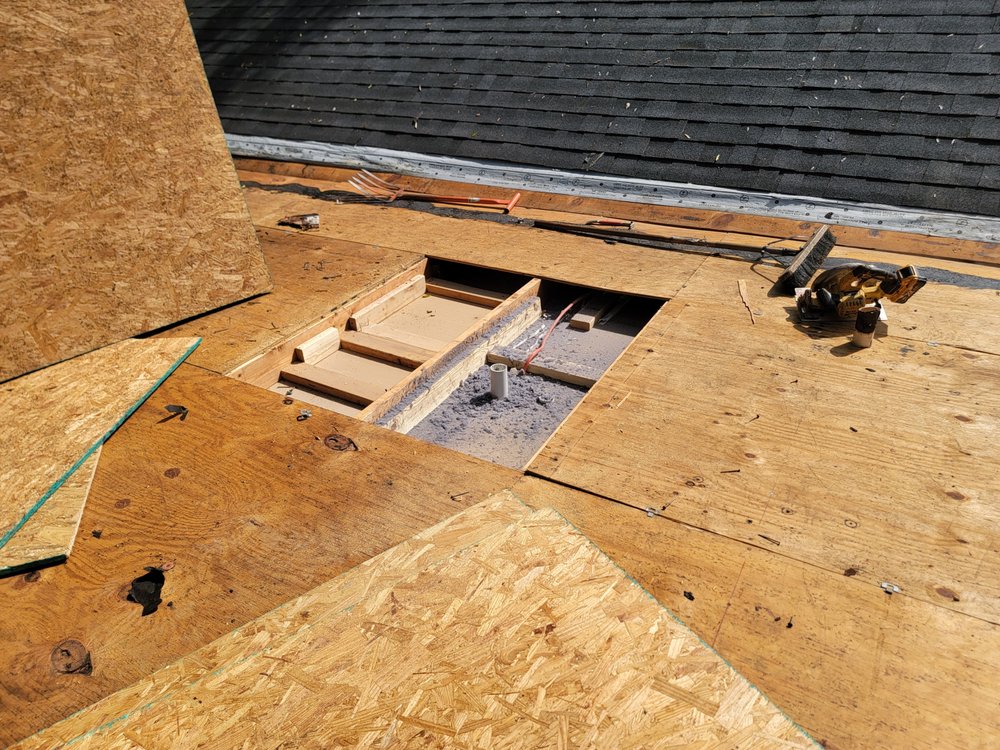 Slide of Roof Replacements & Repairs