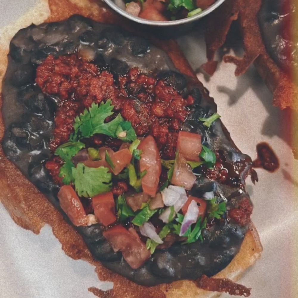 SeD Cocina - The Mollete. Toasted bread, melted crispy cheese, chorizo, warm black beans topped with pico de gallo! Very impressed! - Mexican Near Me - Montclair, California SeD Cocina - The Mollete. Toasted bread, melted crispy cheese, chorizo, warm black beans topped with pico de gallo! Very impressed! - Mexican Near Me - Montclair, California