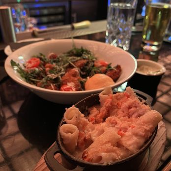 Moe's - Lemon Pepper Calamari & Lobster Mac n' Cheese - Steakhouses Near Me - San Diego, California Moe's - Lemon Pepper Calamari & Lobster Mac n' Cheese - Steakhouses Near Me - San Diego, California