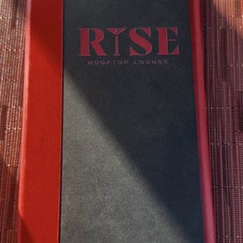 Rise Rooftop Lounge - Cover of menu - Lounges Near Me - Anaheim, California Rise Rooftop Lounge - Cover of menu - Lounges Near Me - Anaheim, California