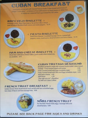 Vacaville Breakfast Cuba Café by null