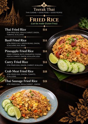 Menu photo 4 Teerak Thai Resturant Indiana, PA Menu photo 4 Teerak Thai Resturant Indiana, PA