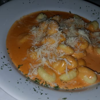 Dona Paulina - Gnocchi with vodka sauce - Latin American Near Me - Miami, Florida Dona Paulina - Gnocchi with vodka sauce - Latin American Near Me - Miami, Florida