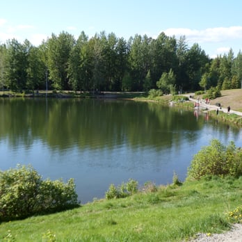 Taku Lake Park - Another shot of the lake from the bike trail - Parks Near Me - Anchorage, Alaska Taku Lake Park - Another shot of the lake from the bike trail - Parks Near Me - Anchorage, Alaska