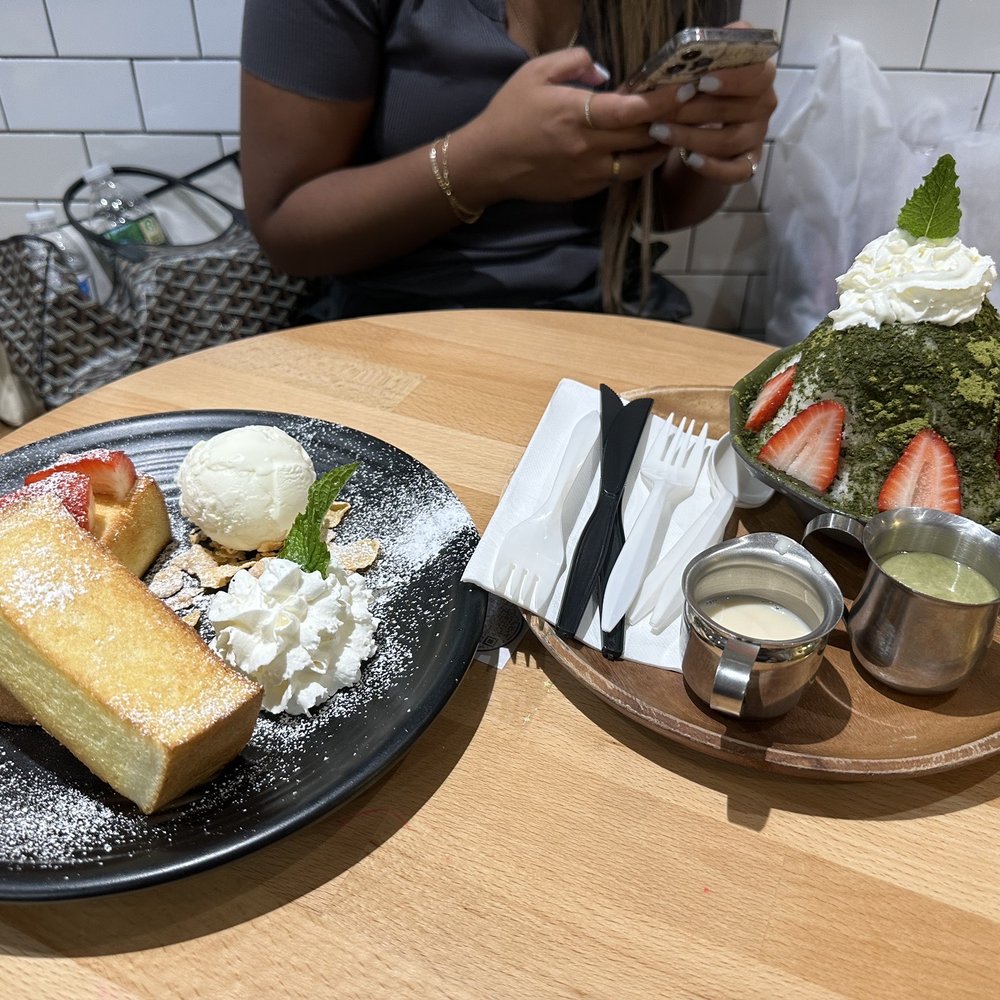Sweetory - OD Toasts - Mixed custard fillings (1 x pandan custard & 1 x Thai tea custard) Matcha Red Bean Bingsu - Desserts Near Me - Jackson Heights, New York Sweetory - OD Toasts - Mixed custard fillings (1 x pandan custard & 1 x Thai tea custard) Matcha Red Bean Bingsu - Desserts Near Me - Jackson Heights, New York
