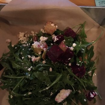 Hops & Pie - Beet salad. This only half of it b/c we advise we were splitting the $10 salad. - Pizza Near Me - Denver, Colorado Hops & Pie - Beet salad. This only half of it b/c we advise we were splitting the $10 salad. - Pizza Near Me - Denver, Colorado