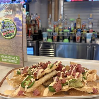 5 o'Clock Somewhere Bar and Grill - Ahi tuna nachos - American Near Me - Miramar Beach, Florida 5 o'Clock Somewhere Bar and Grill - Ahi tuna nachos - American Near Me - Miramar Beach, Florida