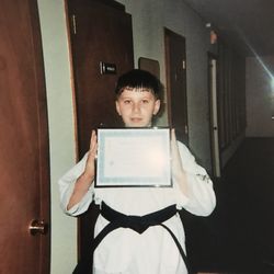Yu Martial Arts - My Black Belt promotion