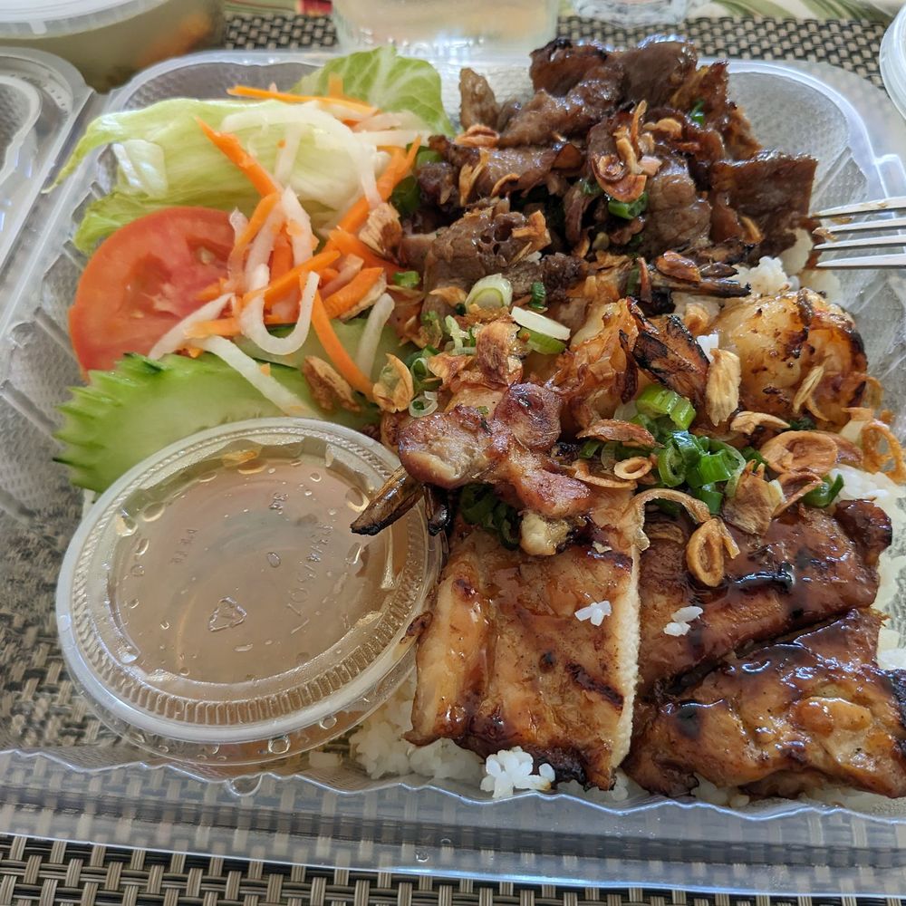 Pho Nation - Combo #1 Grilled chicken, pork, shrimp - Vietnamese Near Me - San Francisco, California Pho Nation - Combo #1 Grilled chicken, pork, shrimp - Vietnamese Near Me - San Francisco, California
