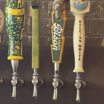 The Starving Rooster - beer taps - Pizza Near Me - Minot, North Dakota The Starving Rooster - beer taps - Pizza Near Me - Minot, North Dakota
