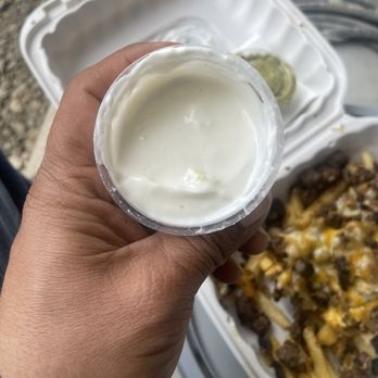 Roman's Mexi-Cali Grill - Something in sour cream - Mexican Near Me - Huntington Beach, California