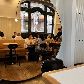 Dandy - a group of people sitting at tables in a restaurant - Breakfast & Brunch Near Me - Montreal, Quebec Dandy - a group of people sitting at tables in a restaurant - Breakfast & Brunch Near Me - Montreal, Quebec