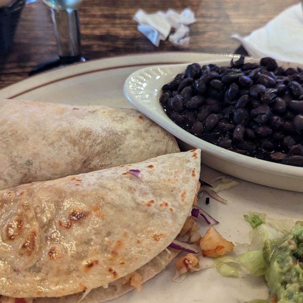 Avila's El Ranchito - Shrimp tacos -in a butter garlic sauce. - Mexican Near Me - Seal Beach, California Avila's El Ranchito - Shrimp tacos -in a butter garlic sauce. - Mexican Near Me - Seal Beach, California