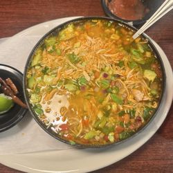 El Arriero Mexican Bar & Grill - Sopa De Pollo. Huge portion and delicious.