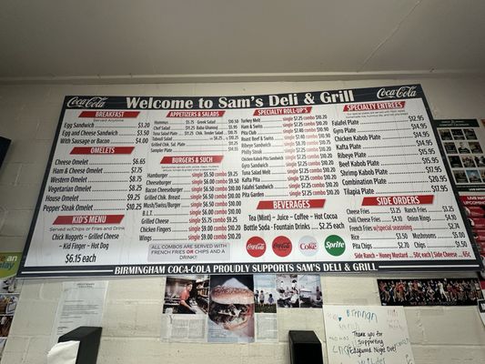 Menu photo 2 Sam's Deli & Grill Birmingham, AL Menu photo 2 Sam's Deli & Grill Birmingham, AL