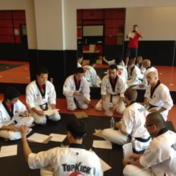 TopKick Martial Arts - Masters and Instructors prepping for the Black Belt Test they are hosting