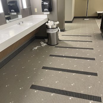 LA Fitness - Rather than push down the paper towels into the trash can let's pile them and throw them on the floor - Gyms Near Me - Frisco, Texas