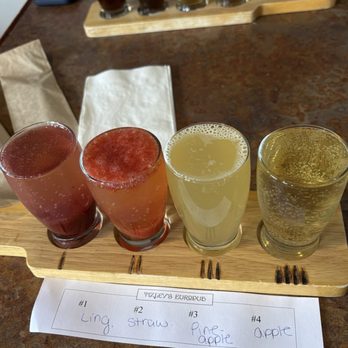 Tizley's Europub - Mimosa flight - German Near Me - Poulsbo, Washington