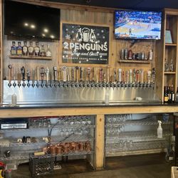 Two Penguins Tap & Grill - The bar.