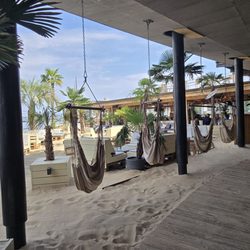 Sandoase - Relaxing beach environment with view of the Three Countries Bridge