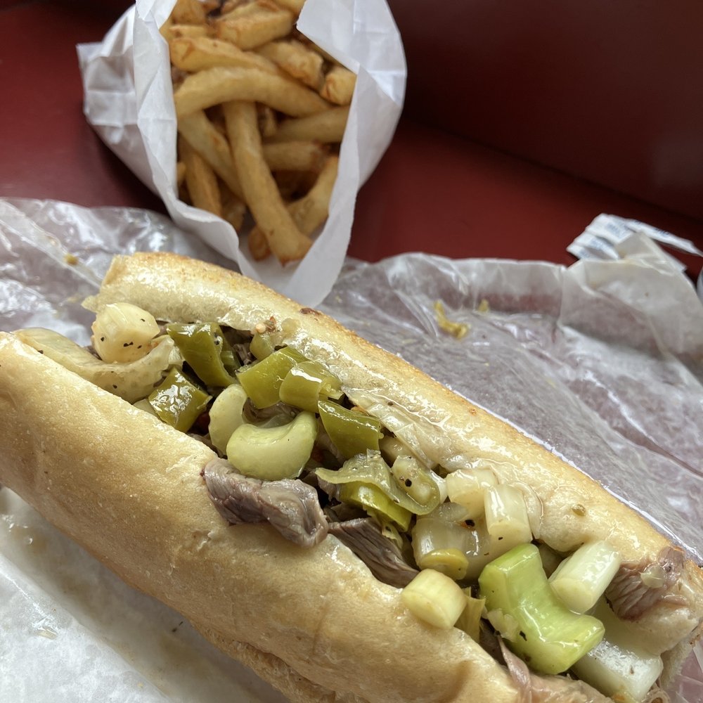 Mr. Beef - Italian Beef Sandwich and French Fries - Fast Food Near Me - Chicago, Illinois Mr. Beef - Italian Beef Sandwich and French Fries - Fast Food Near Me - Chicago, Illinois