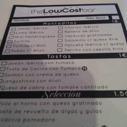 The Low Cost Bar