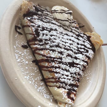 Crepe Crazy - Nutella crepe- strawberry, banana, Nutella, and chocolate sauce Very good and sweet - Creperies Near Me - Austin, Texas Crepe Crazy - Nutella crepe- strawberry, banana, Nutella, and chocolate sauce Very good and sweet - Creperies Near Me - Austin, Texas