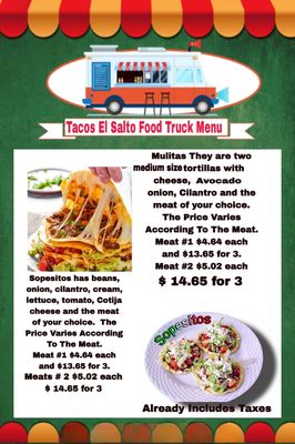Menu photo 4 Tacos El Salto Vallejo, CA Menu photo 4 Tacos El Salto Vallejo, CA