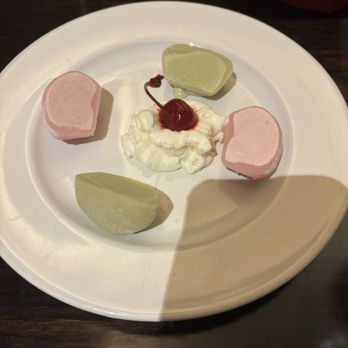 Kanpai Izakaya - Strawberry and green tea mochi - Japanese Near Me - Milwaukee, Wisconsin