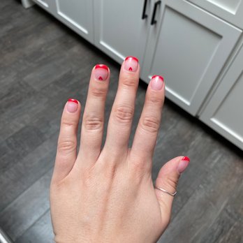 Lucky V Salon - Valentine's Day nails - Nail Salons Near Me - Martinez, California