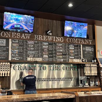 Bonesaw Brewing - a man working at the bar - Breweries Near Me - Glassboro, New Jersey