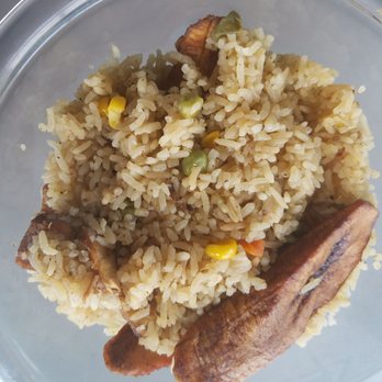 B & B - Meat rice with fried plantains - African Near Me - New York, New York B & B - Meat rice with fried plantains - African Near Me - New York, New York